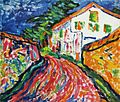 'Weisses Haus in Dangast', oil painting by Erich Heckel, 1908.jpg