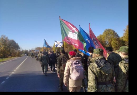 Юнармейцы прошли «Маршем кремлёвских курсантов» по местам боев в  битве за Москву 1941 года