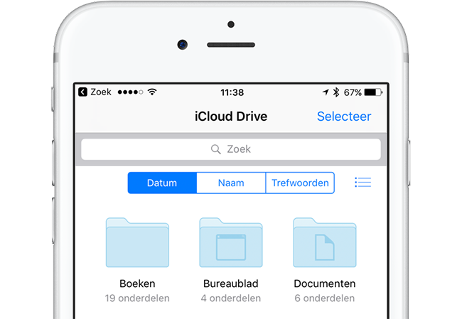 iCloud Drive-app