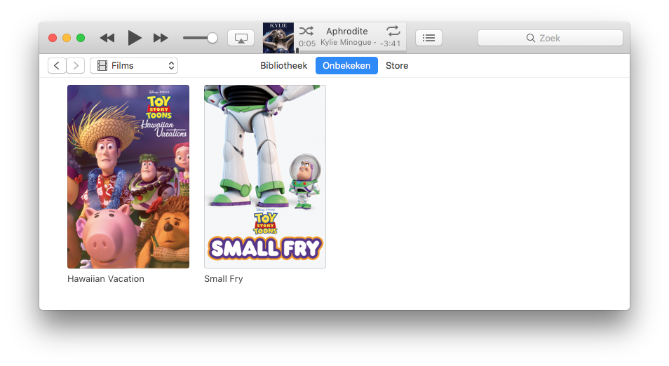 iTunes in de Cloud: films