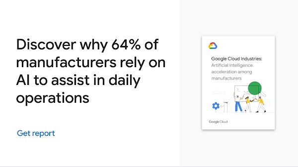 Discover why 64% of manufacturers rely on AI to assist in daily operations. Get report