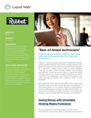 “Best-of-breed technicians” - Ribbet Case Study