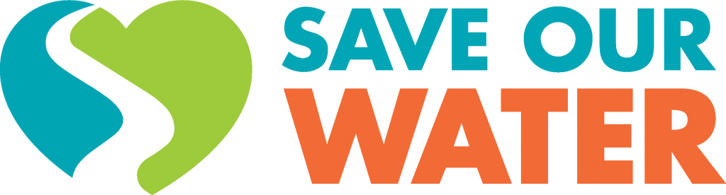 save our water logo