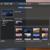 Dark Mode: Desktop Tinting aan/uit