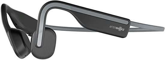 AfterShokz OpenMove Wireless Bone Conduction Open-Ear Bluetooth Headphones Includes Sticker Pack