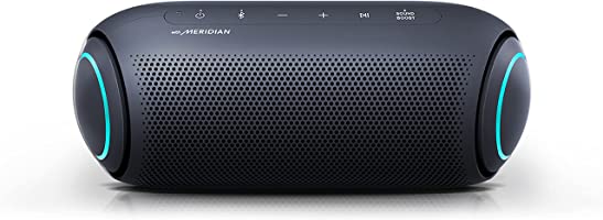 LG XBOOM Go Speaker PL7 Portable Wireless Bluetooth, Dual Action Bass, Sound by Meridian, Water-Resistant, Sound Boost...