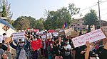 Protest against military coup (9 Feb 2021, Hpa-An, Kayin State, Myanmar) (1).jpg