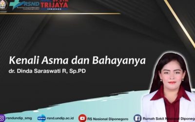 dr. Dinda Saraswati R., Sp.PD (Dokter Spesialis Penyakit Dalam RSND UNDIP): Kenali Asma dan Gejalanya