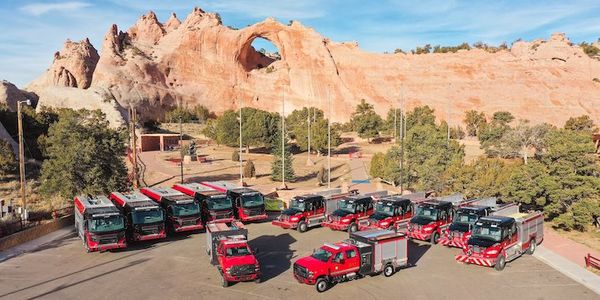 Navajo Nation Secures 8 New Fire, Rescue Trucks