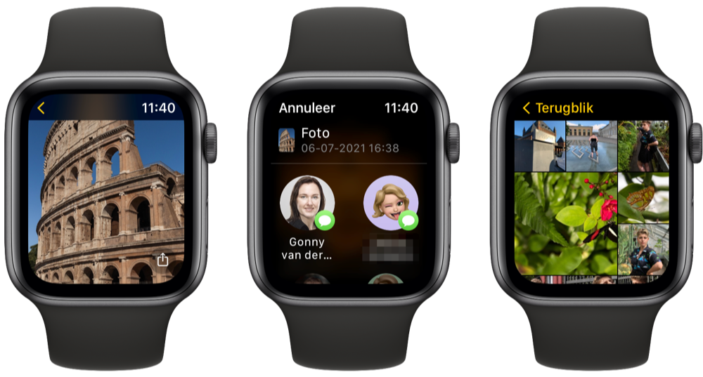 Foto's app watchOS 8