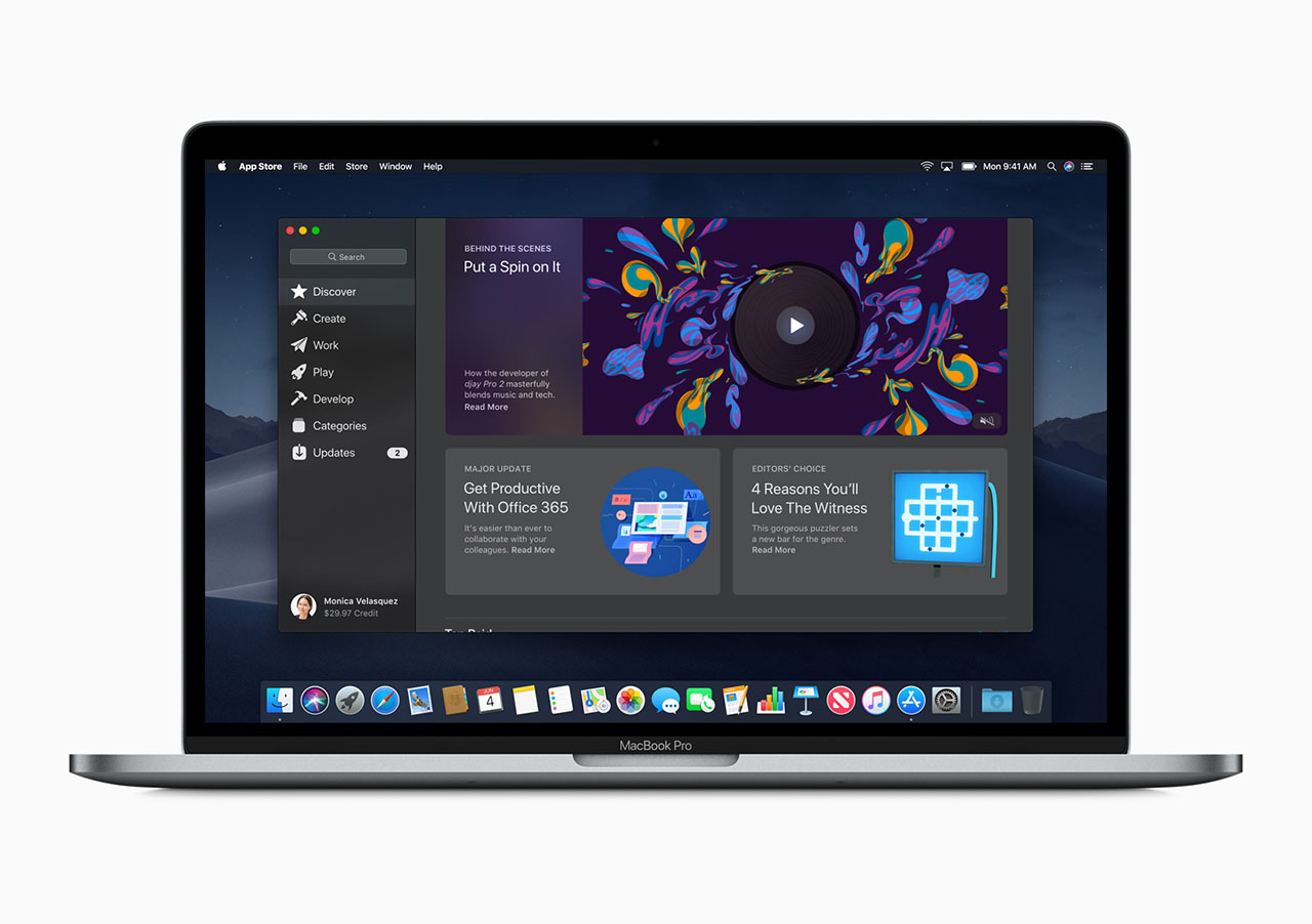 macOS Mojave App Store