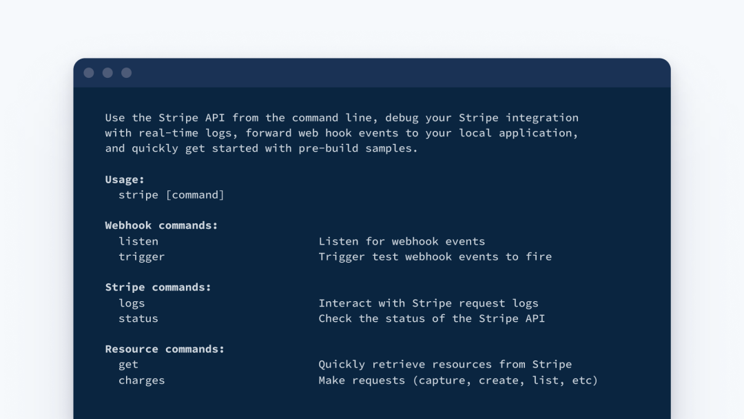 Stripe CLI index