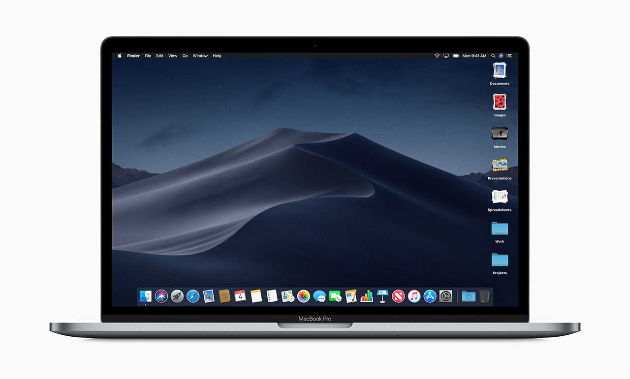 macOS Mojave op MacBook