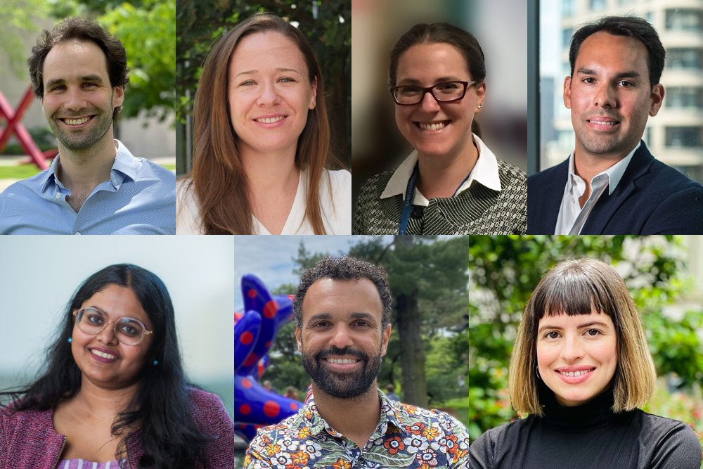  Clockwise from top left: Siniša Hrvatin, Sara Prescott, Alison Ringel, Francisco J. Sánchez-Rivera, Yadira Soto-Feliciano, Hernandez Moura Silva, and Nidhi Seethapathi.