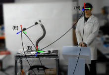 Bendy robotic arm twisted into shape with help of augmented reality 