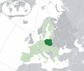 Kart over Republikken Polen