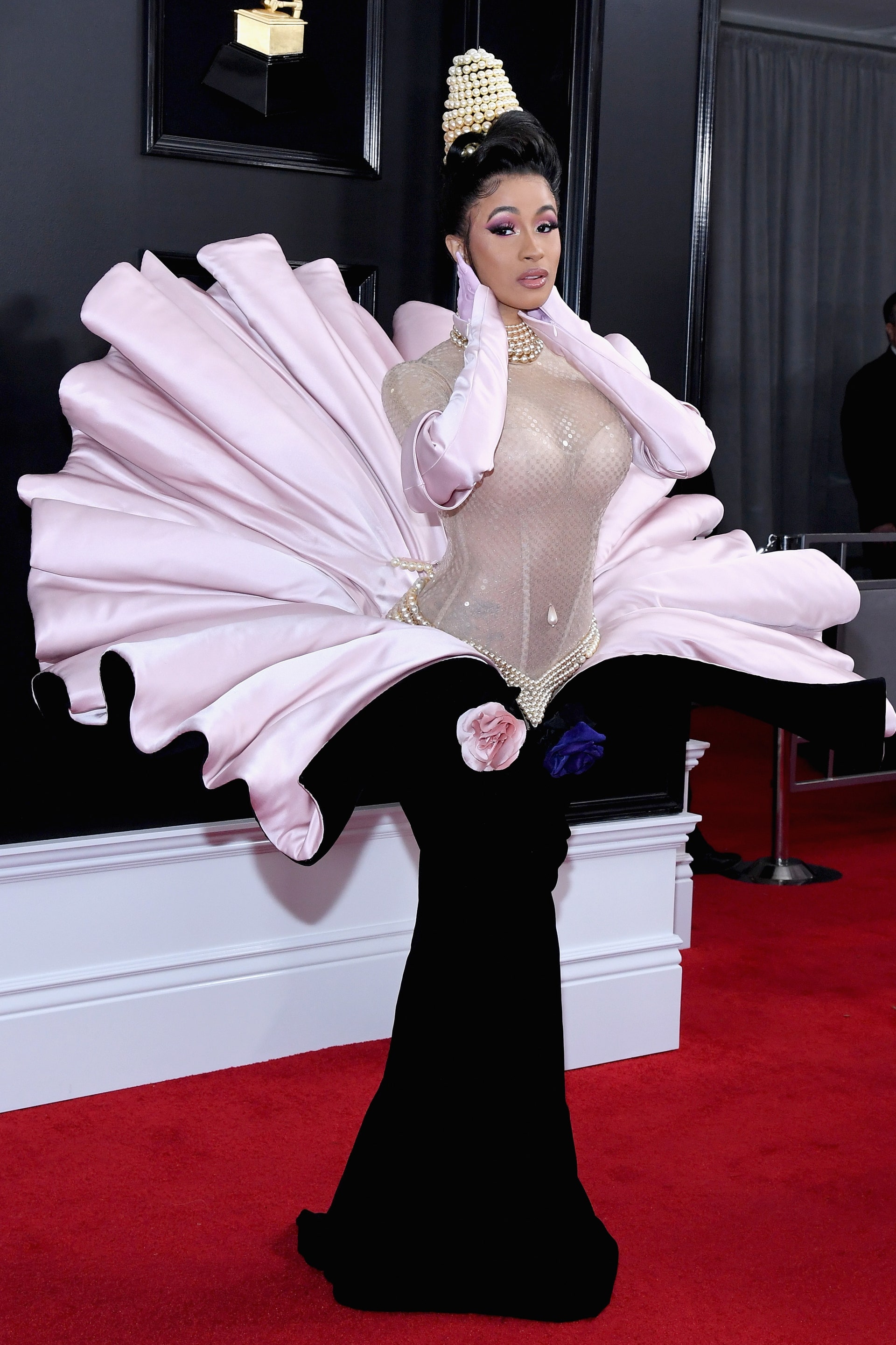 Cardi B attends the 61st Annual GRAMMY Awards at Staples Center on February 10 2019 in Los Angeles California.