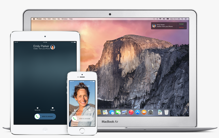 iOS 8 OS X connectivity
