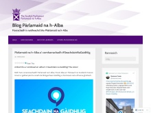 Blog Pàrlamaid na h-Alba