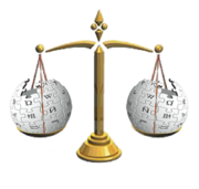 Wikipedia scale of justice.png