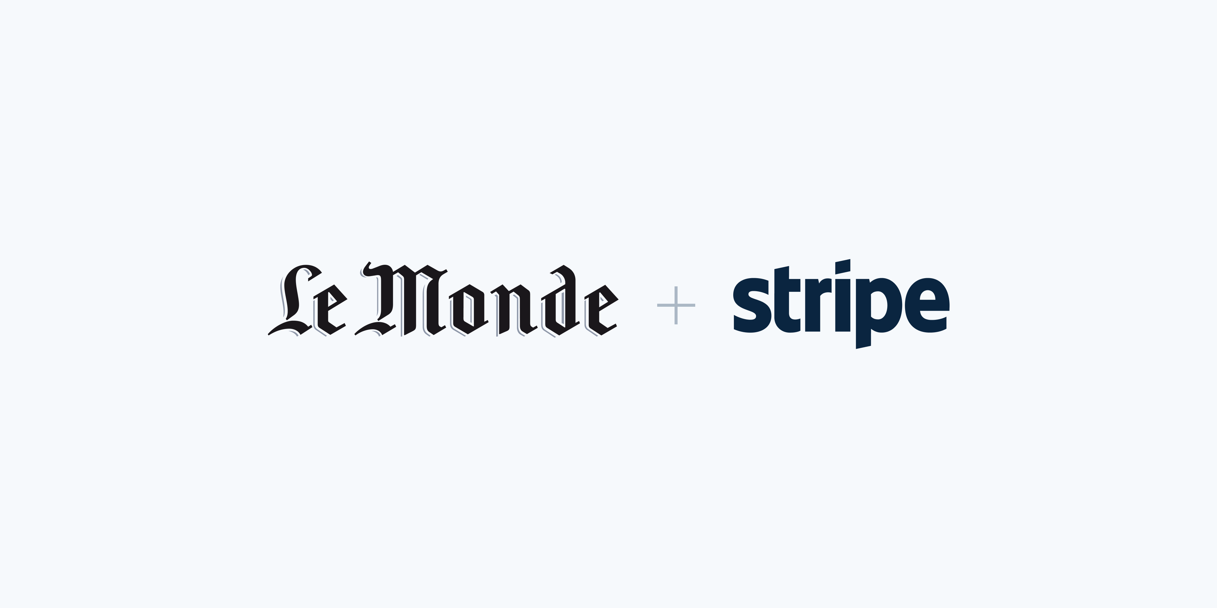 Le Monde and Stripe