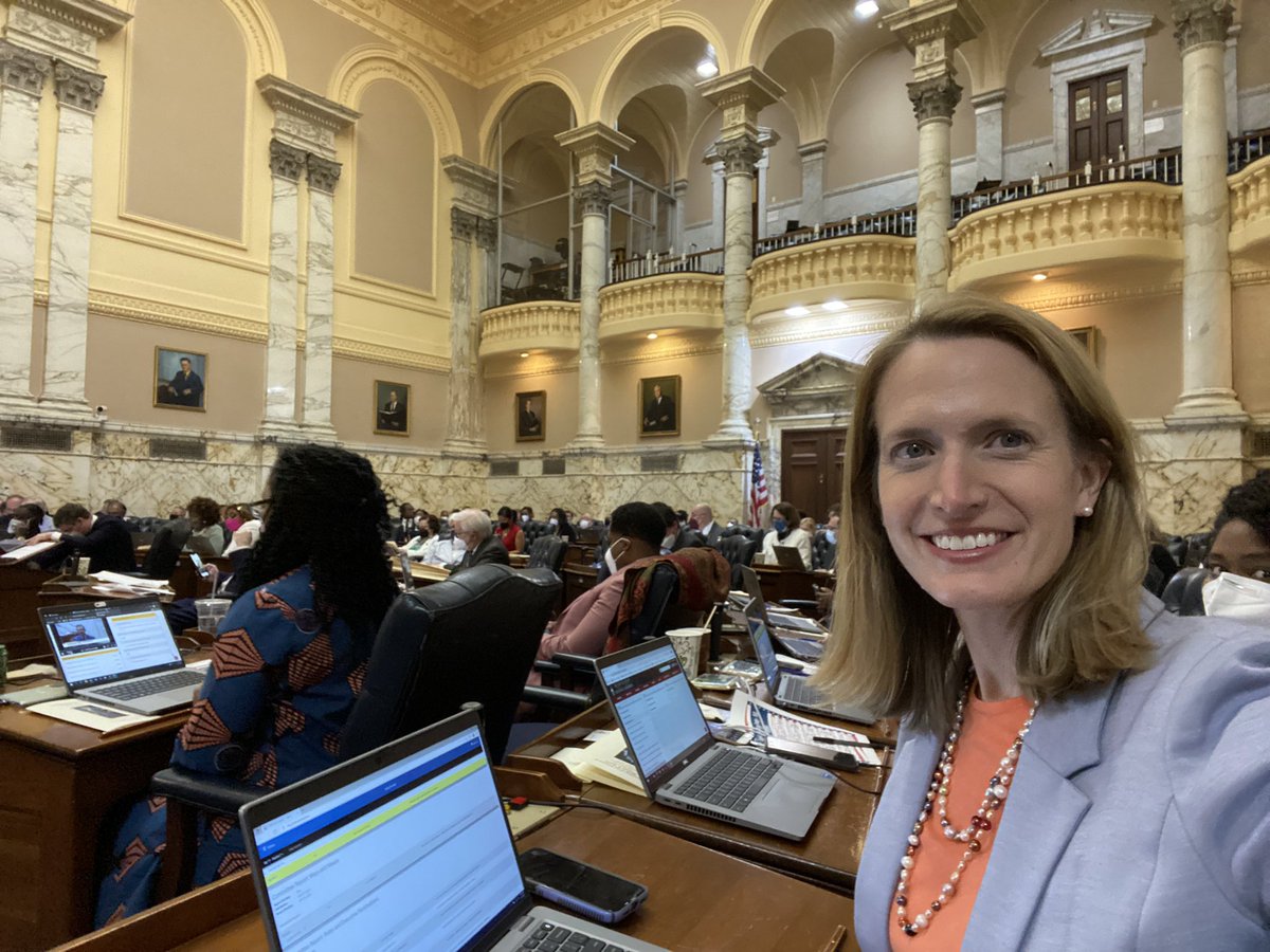 Photo of Brooke on the house floor