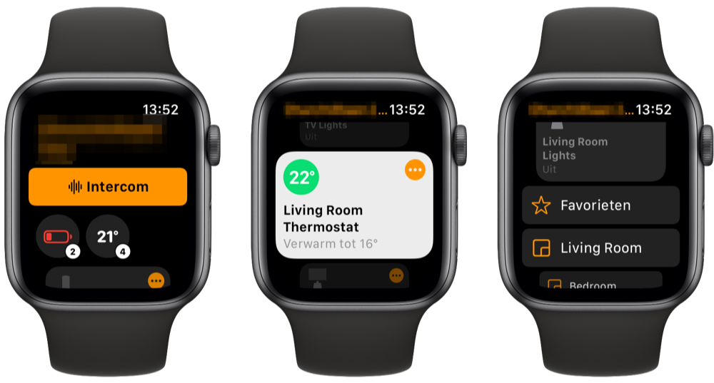 Woning-app Apple Watch watchOS 8