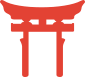 Shinto torii vermillion.svg