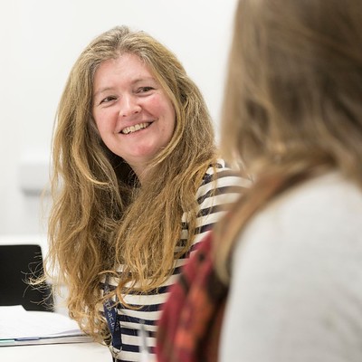 Smiling woman