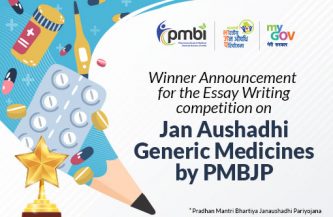 Winner Announcement for the Essay Writing Competition on Jan Aushadhi Generic Medicines by PMBJP