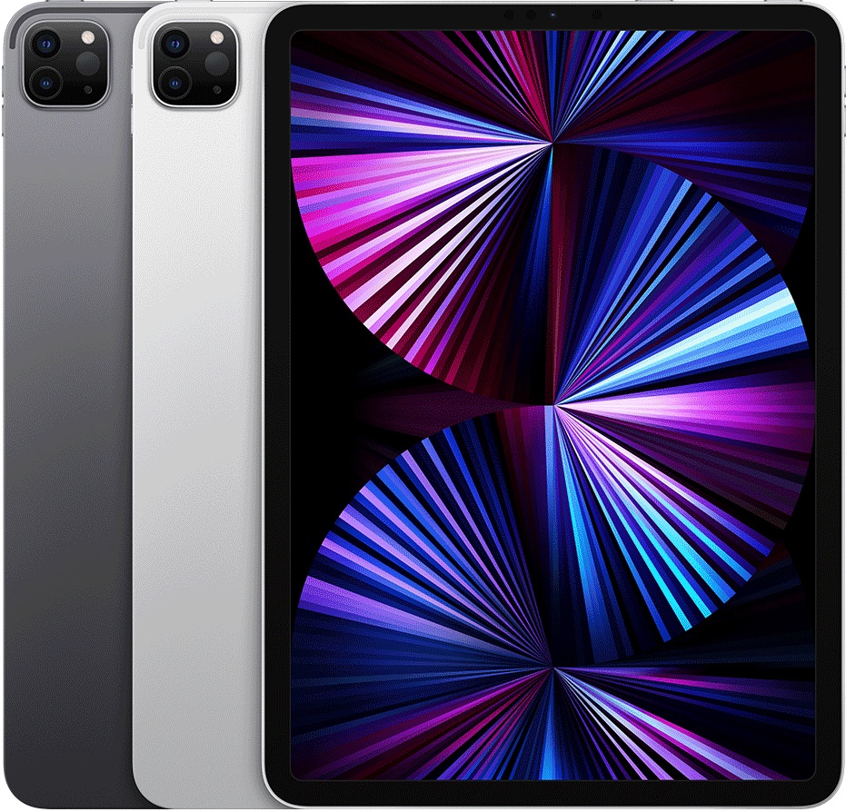 iPad Pro 2021 11-inch in meerdere kleuren.