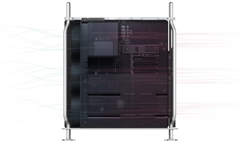 Mac Pro 2019 luchtcirculatie