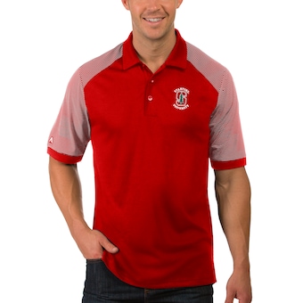 Men's Antigua Red Stanford Cardinal Engage Desert Dry Big & Tall Polo