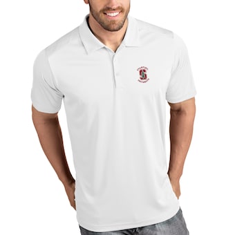 Stanford Cardinal Antigua Tribute Polo - White