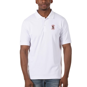 Men's Antigua White Stanford Cardinal Legacy Pique Polo