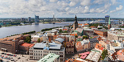 Vistas desde la iglesia de San Pedro, Riga, Letonia, 2012-08-07, DD 04.JPG