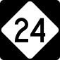 North Carolina state route marker