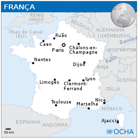 Mapa da França