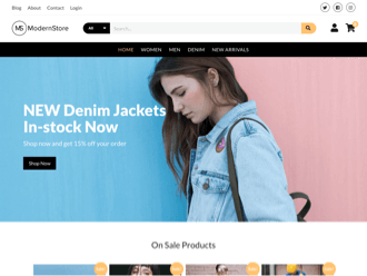 Modern Stores WordPress theme