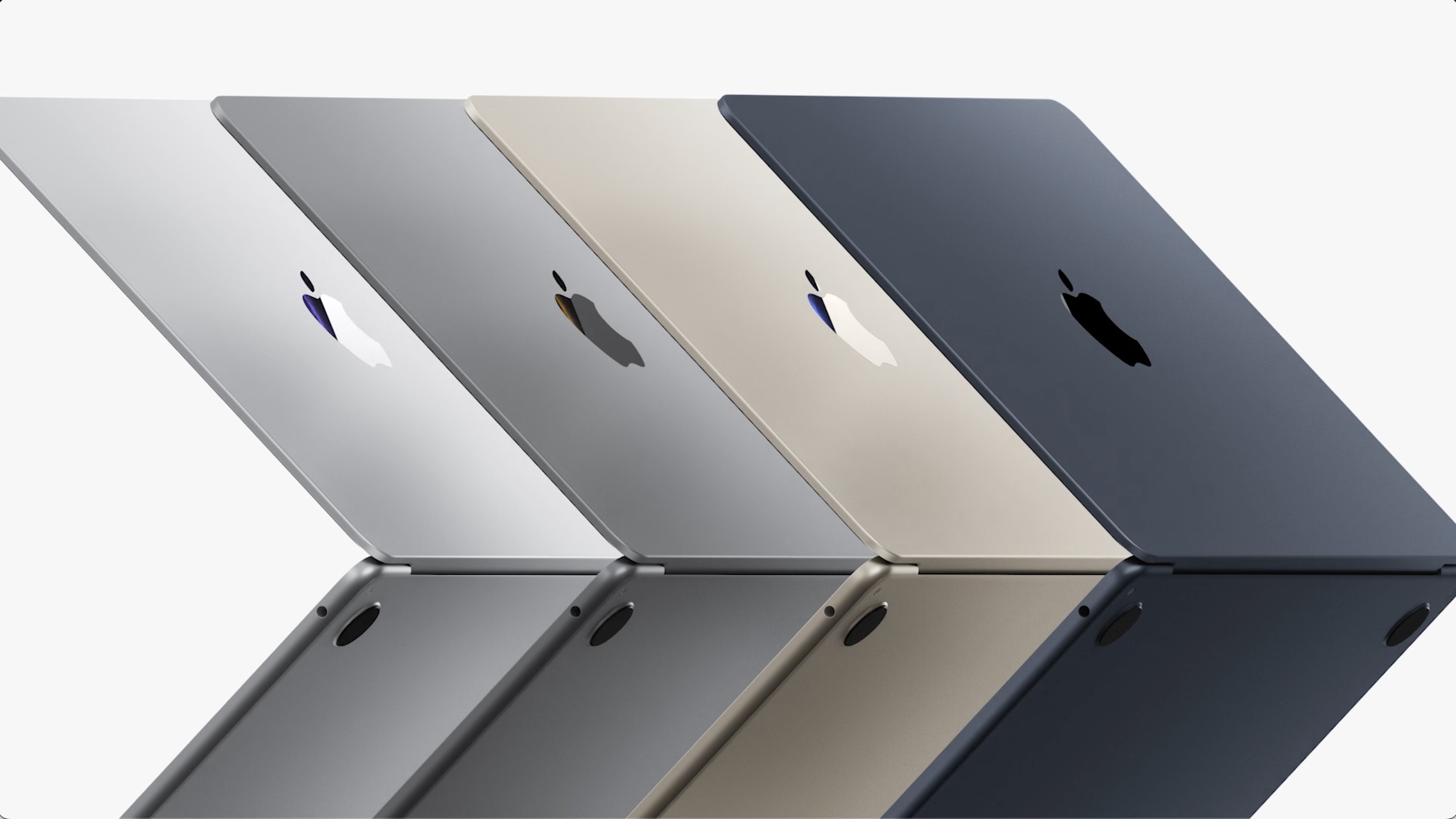 MacBook Air 2022 kleuren.