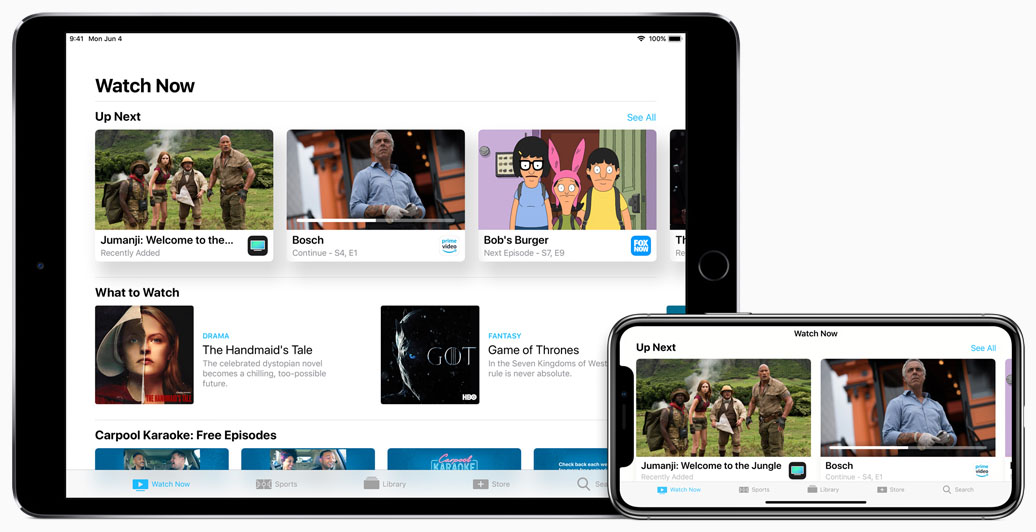 TV-app met meer zenders in tvOS 12