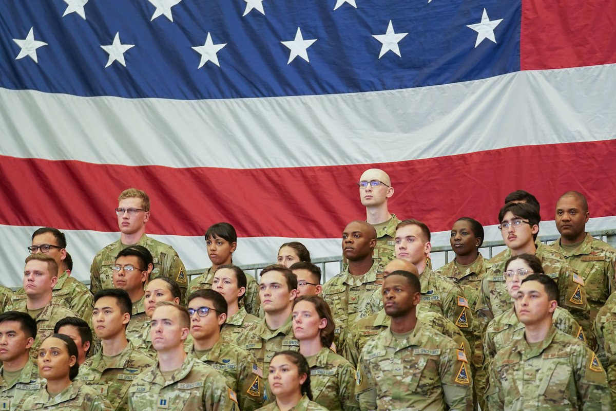 Service members at Vandenberg Space Force Base.