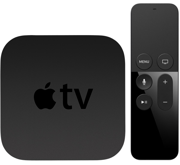 Apple TV 4 met Siri Remote.