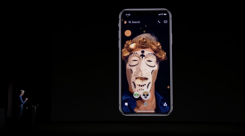 iPhone X snapchat