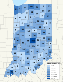 NRHP Indiana Map.svg