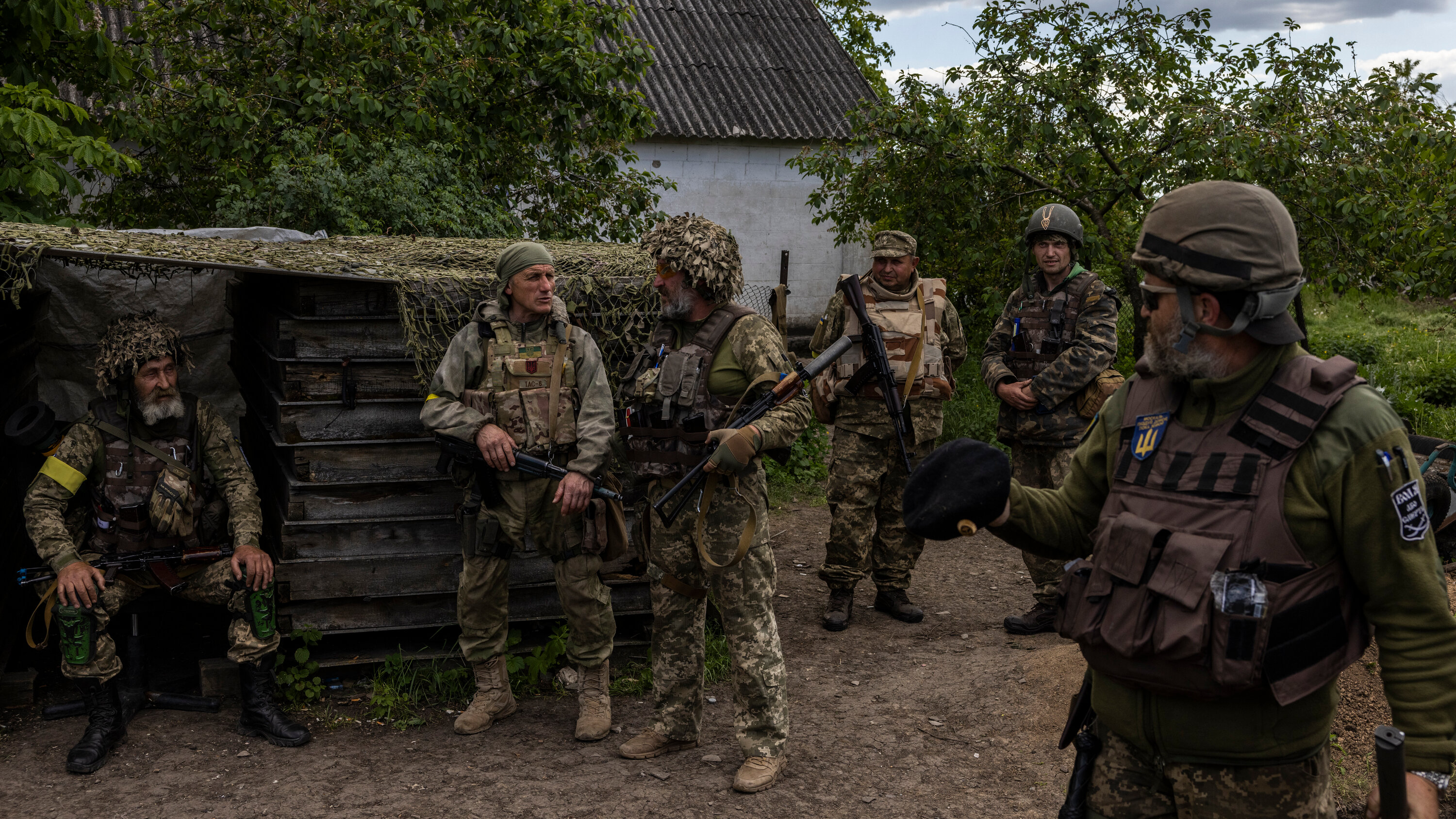 Ukrainian soldiers in Novopil, Ukraine, in May. American and other allied special operations forces have trained with their Ukrainian counterparts for years.