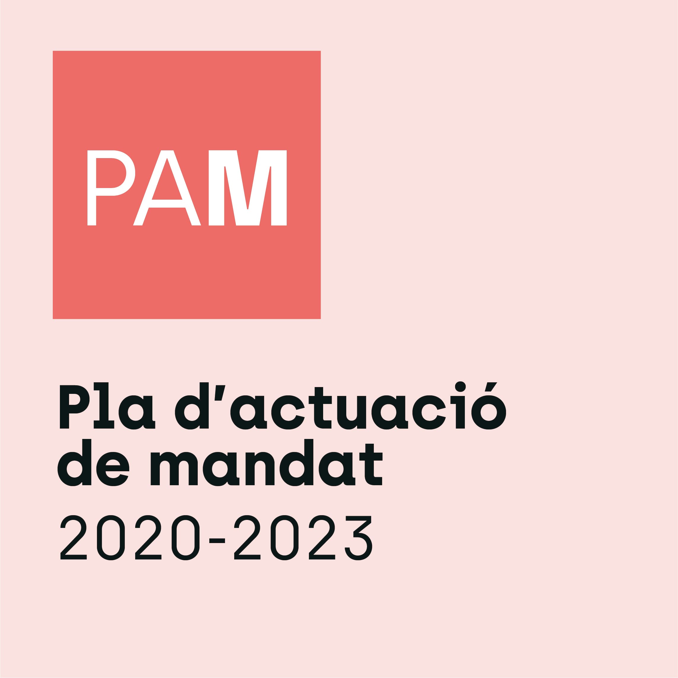 Pla d'actuació de mandat