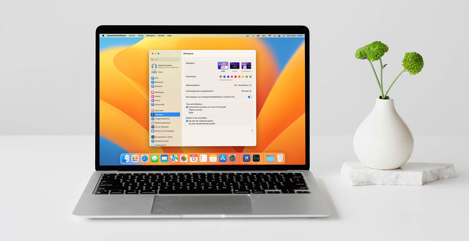 Systeeminstellingen op de Mac