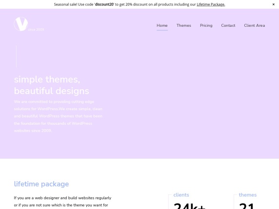 Web de ViVA Themes