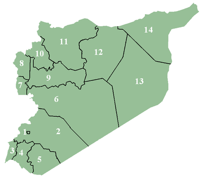 Proviñsoù Siria.